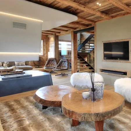 Chalet De Luxe Avec Piscine, Jacuzzi, Sauna Et Cinema A Megeve - Fr-1-569-172 Chalet *